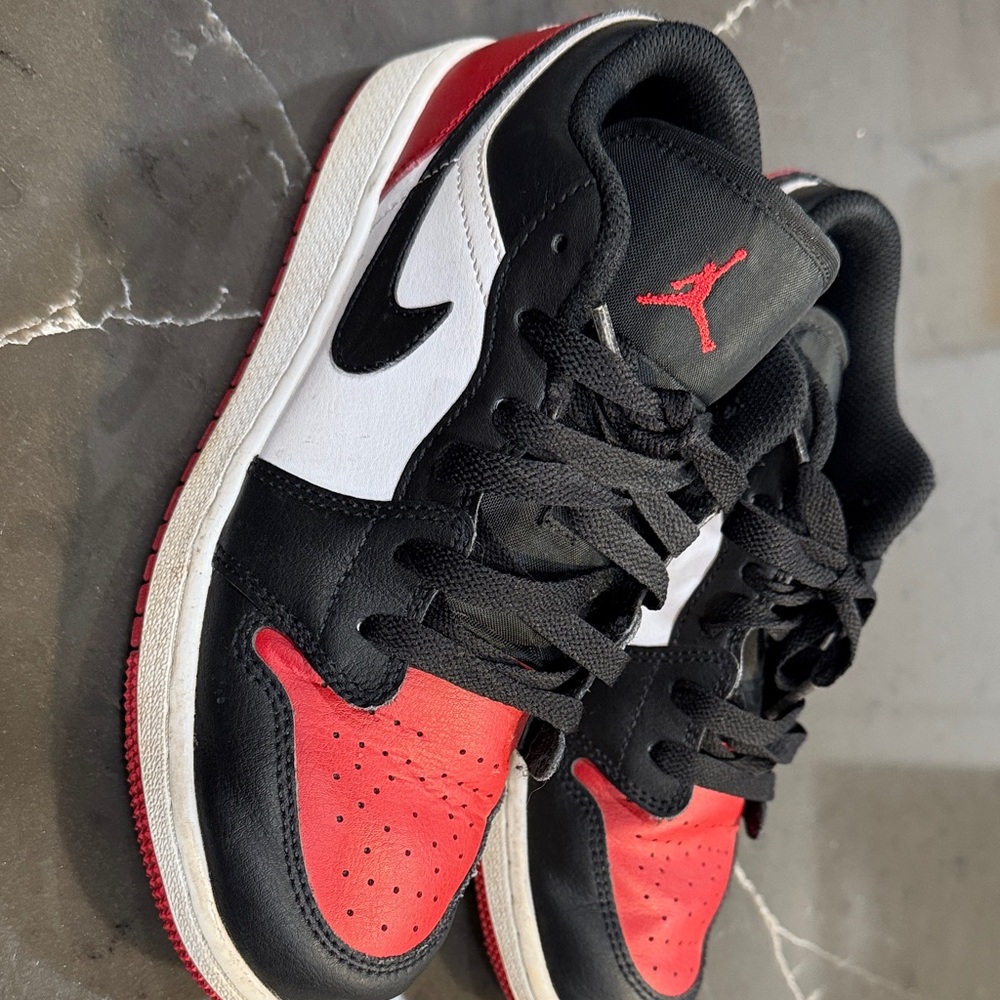 Nike Kids Sneakers - Black, Red, and White
